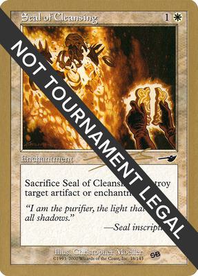 Seal of Cleansing - 2000 Nicolas Labarre (NMS) (SB) card from World Championship Decks