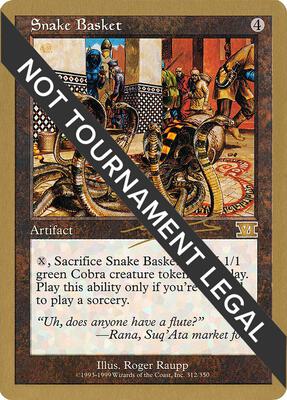 Snake Basket - 2000 Nicolas Labarre (6ED) card from World Championship Decks