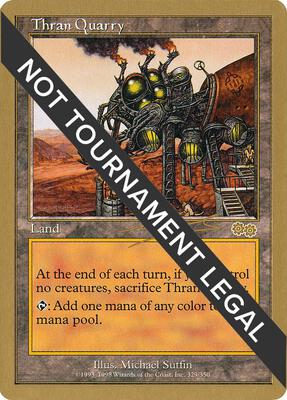 Thran Quarry - 2000 Nicolas Labarre (USG) card from World Championship Decks