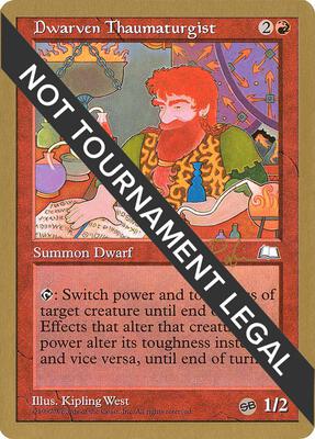 Dwarven Thaumaturgist - 1998 Ben Rubin (WTH) (SB) card from World Championship Decks