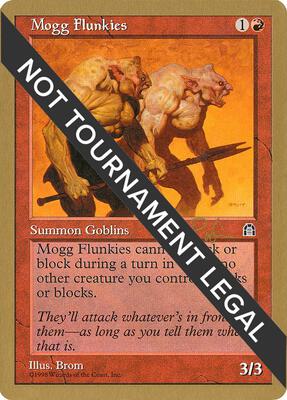 Mogg Flunkies - 1998 Ben Rubin (STH) card from World Championship Decks