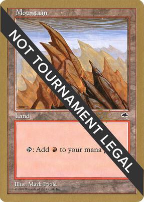 Mountain (Left) - 1998 Ben Rubin (TMP) card from World Championship Decks