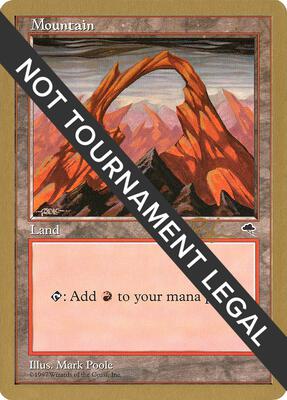 Mountain (Joined) - 1998 Ben Rubin (TMP) card from World Championship Decks
