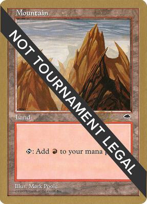 Mountain (Vertical) - 1998 Ben Rubin (TMP) card from World Championship Decks