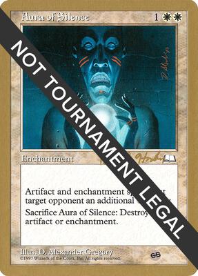 Aura of Silence - 1998 Brian Hacker (WTH) (SB) card from World Championship Decks