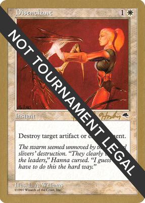 Disenchant - 1998 Brian Hacker (TMP) card from World Championship Decks