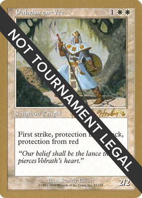 Paladin en-Vec - 1998 Brian Hacker (EXO) card from World Championship Decks