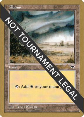 Plains (Shrub) - 1998 Brian Hacker (TMP) card from World Championship Decks