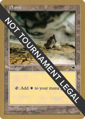 Plains (Rocks) - 1998 Brian Hacker (TMP) card from World Championship Decks