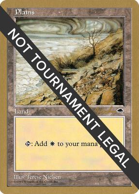 Plains (Dead Tree) - 1998 Brian Hacker (TMP) card from World Championship Decks