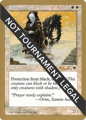 Soltari Monk - 1998 Brian Hacker (TMP) card from World Championship Decks