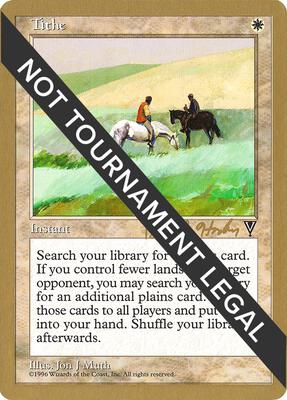 Tithe - 1998 Brian Hacker (VIS) card from World Championship Decks