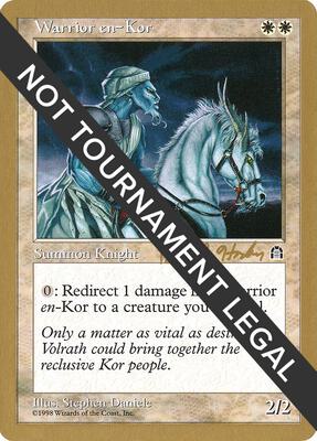 Warrior en-Kor - 1998 Brian Hacker (STH) card from World Championship Decks