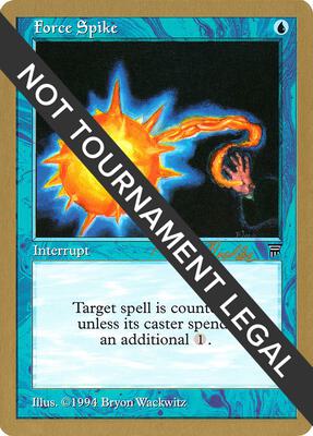 Force Spike - 1998 Randy Buehler (LEG) card from World Championship Decks