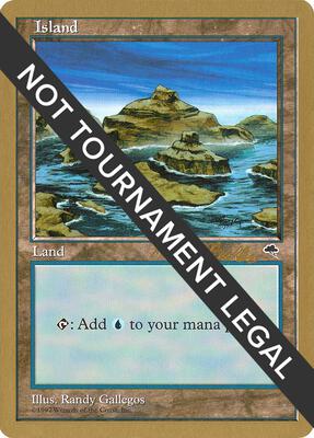 Island (Inlet) - 1998 Randy Buehler (TMP) card from World Championship Decks