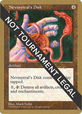 Nevinyrral's Disk - 1998 Randy Buehler (5ED) card from World Championship Decks