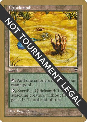 Quicksand - 1998 Randy Buehler (VIS) card from World Championship Decks