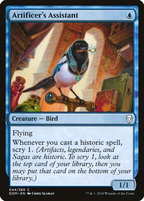 Artificer's Assistant card from Dominaria