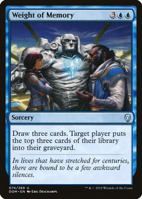 Weight of Memory card from Dominaria