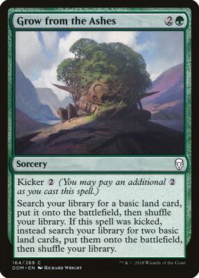 Grow from the Ashes card from Dominaria