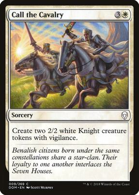 Call the Cavalry card from Dominaria