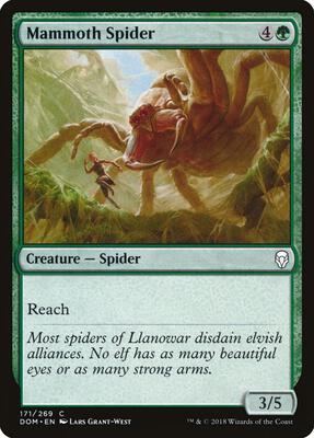Mammoth Spider card from Dominaria