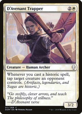 D'Avenant Trapper card from Dominaria