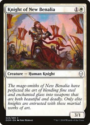 Knight of New Benalia card from Dominaria