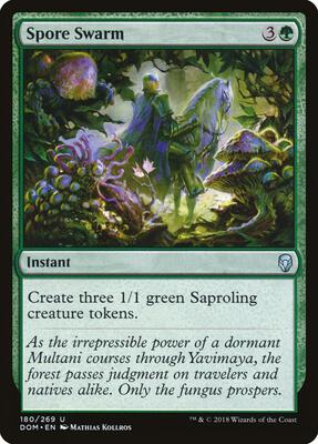 Spore Swarm card from Dominaria