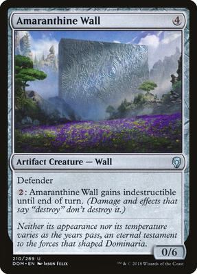 Amaranthine Wall card from Dominaria