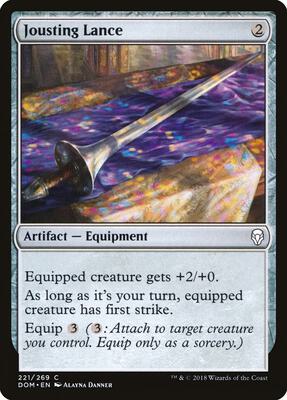 Jousting Lance card from Dominaria