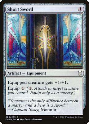 Short Sword card from Dominaria