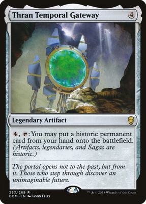 Thran Temporal Gateway card from Dominaria