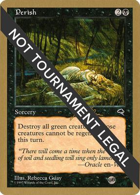Perish - 1999 Jakub Slemr (TMP) (SB) card from World Championship Decks