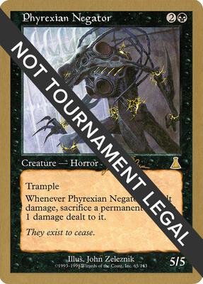 Phyrexian Negator - 1999 Jakub Slemr (UDS) card from World Championship Decks