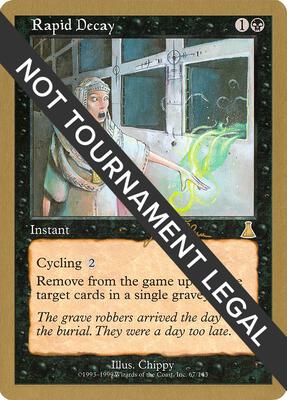 Rapid Decay - 1999 Jakub Slemr (UDS) card from World Championship Decks
