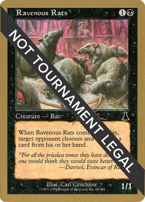 Ravenous Rats - 1999 Jakub Slemr (UDS) card from World Championship Decks
