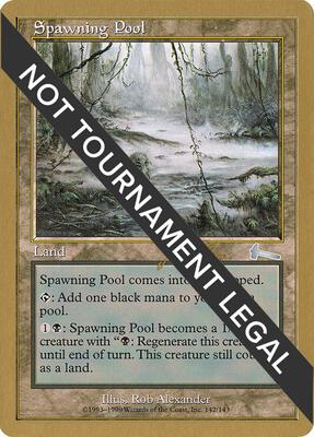 Spawning Pool - 1999 Jakub Slemr (ULG) card from World Championship Decks