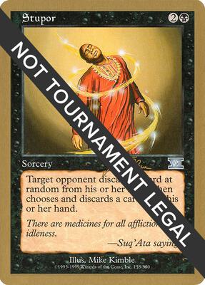 Stupor - 1999 Jakub Slemr (6ED) card from World Championship Decks