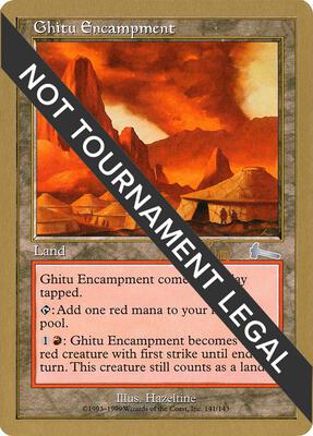Ghitu Encampment - 1999 Mark Le Pine (ULG) card from World Championship Decks