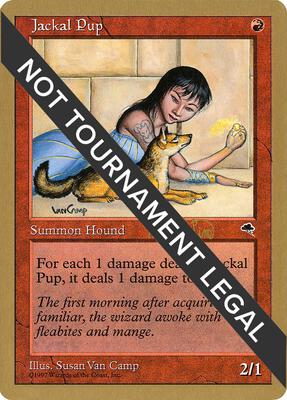 Jackal Pup - 1999 Mark Le Pine (TMP) card from World Championship Decks