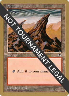 Mountain (Right) - 1999 Mark Le Pine (TMP) card from World Championship Decks