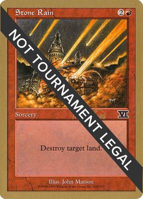 Stone Rain - 1999 Mark Le Pine (6ED) card from World Championship Decks