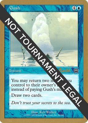 Gush - 2001 Alex Borteh (MMQ) card from World Championship Decks