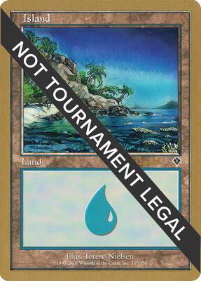 Island (337) - 2001 Alex Borteh (INV) card from World Championship Decks
