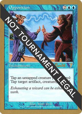 Opposition - 2001 Alex Borteh (7ED) card from World Championship Decks