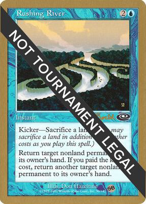 Rushing River - 2001 Alex Borteh (PLS) (SB) card from World Championship Decks