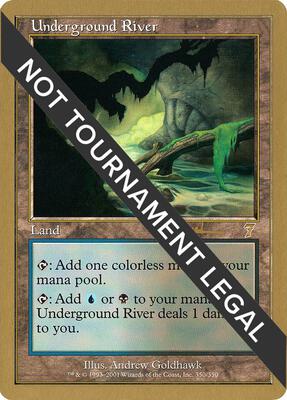 Underground River - 2001 Antoine Ruel (7ED) card from World Championship Decks