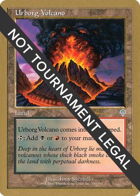 Urborg Volcano - 2001 Antoine Ruel (INV) card from World Championship Decks