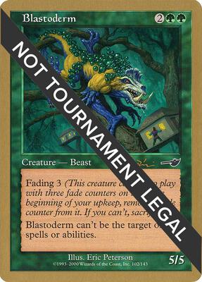 Blastoderm - 2001 Jan Tomcani (NMS) card from World Championship Decks